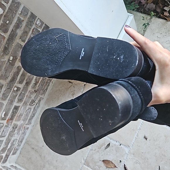 Matisse Pirate Knee High Black Suede Ankle Boots - Picture 5 of 5